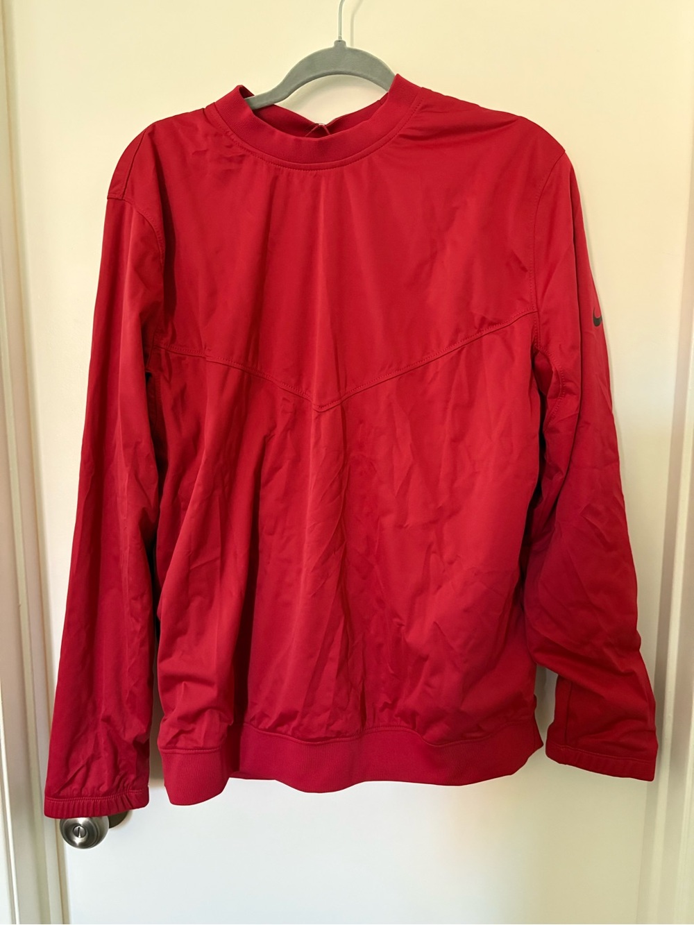 Nike Red Athletic Crewneck Pullover